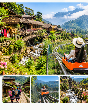 Cat Cat village and Alpine Coaster