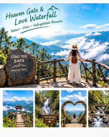 Heaven Gate and Love waterfall
